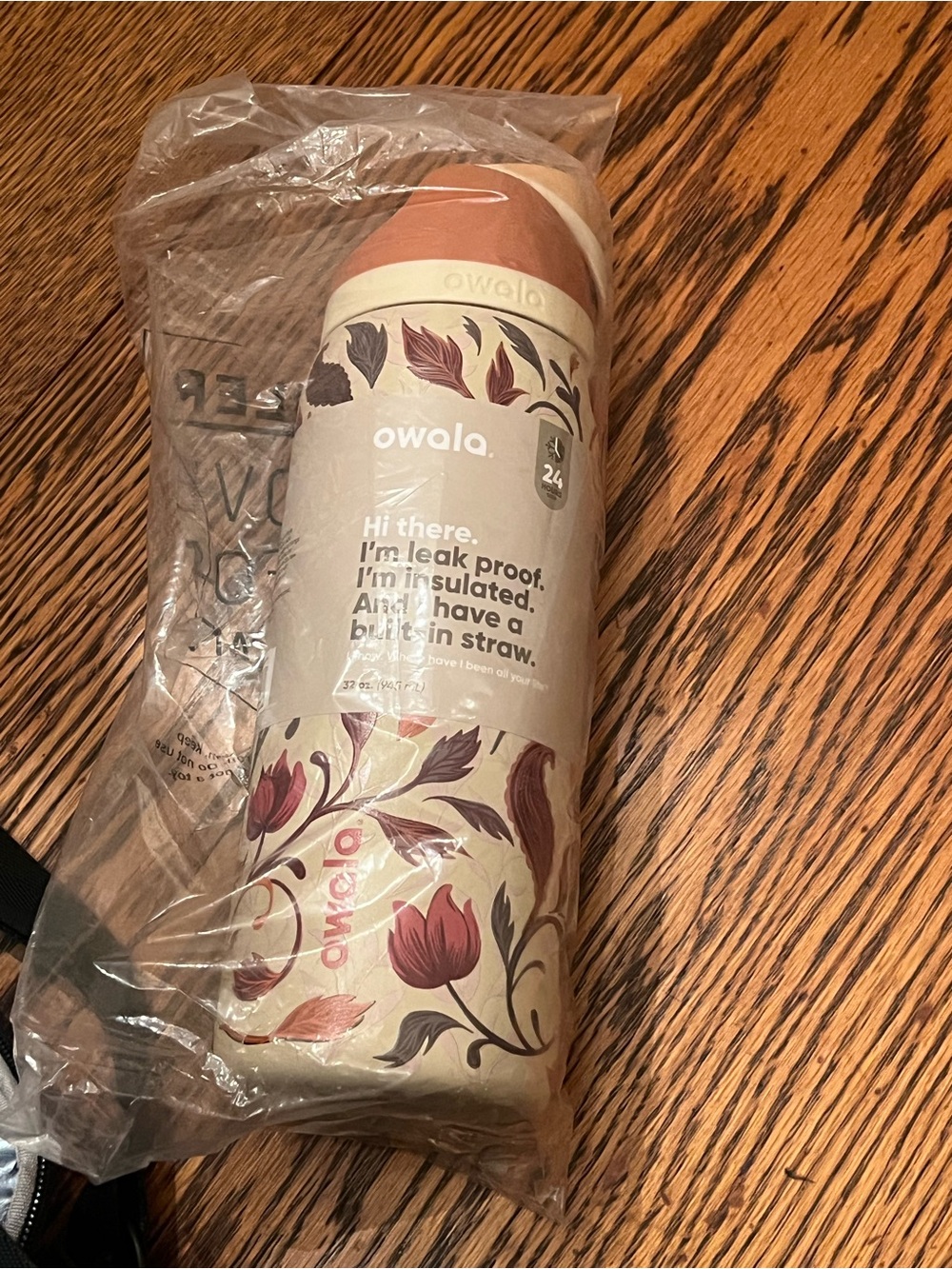 Owala 32oz FreeSip Woodland Boho Fall bottle